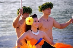 A luau is a colorful event that many tourists enjoy each year.
